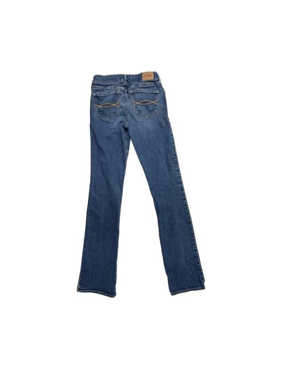 Abercrombie Kids Blue Denim Slim Straight Jeans Size 16 Slim - Picture 2 of 5